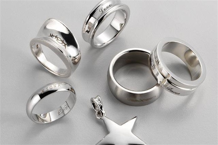 戒指激光打标样品 戒指激光打标样品