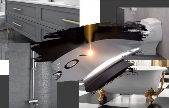 卫浴行业应用激光打标机的加工优势 卫浴行业应用激光打标机的加工优势